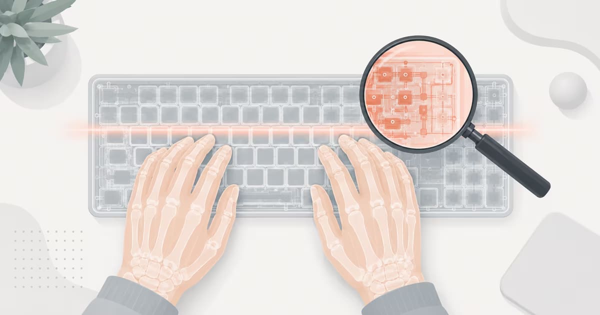 Klavye hız testi sonucunu bir teşhis aracı gibi okumak — WPM puanının altındaki desenler